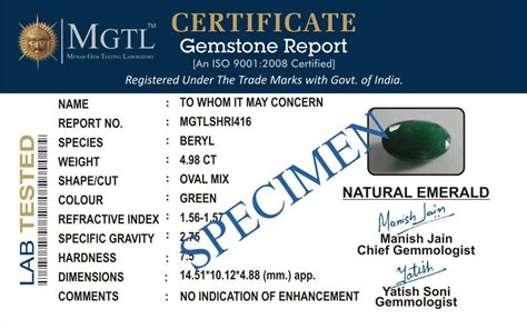 IMPORTANCE OF GEMSTONE CERTIFICATION - MyRatna Blog