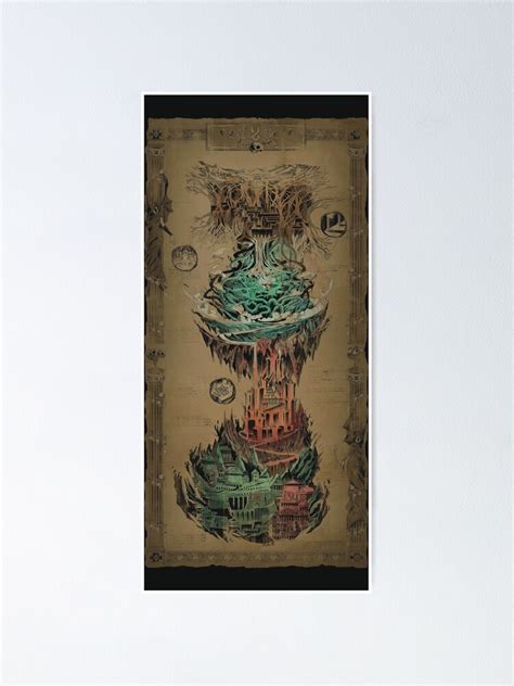 "Hades Underworld Map" Poster for Sale by Yazmeen131 | Redbubble