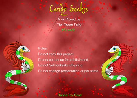 Candy Snakes by Thegr33nfairy on DeviantArt