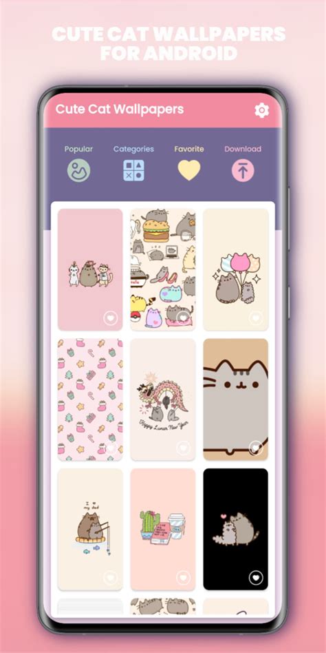 Pusheen Cute Cat Wallpaper for Android - Download