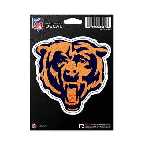 Chicago Bears Glitter Bling Decal by Rico Tag