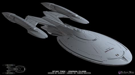 Enigma class Space Ship Concept Art, Concept Ships, Star Trek Art, Star Trek Ships, Spaceship ...