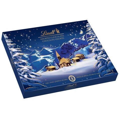 Lindt Alpine Christmas Village Assorted Chocolate Box 469g (Delivery O ...