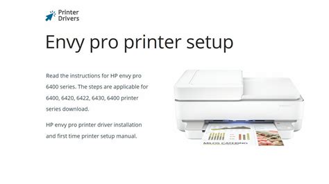 Hp Envy 6400 Series Printer Manual