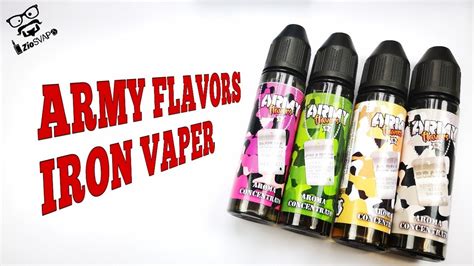 ARMY FLAVORS BY IRON VAPER - YouTube