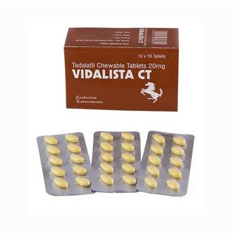 Vidalista Ct 20Mg at Rs 350/box | ED Drugs in Mumbai | ID: 23076289173