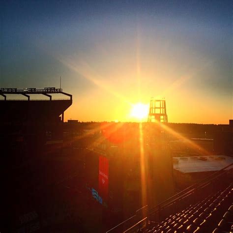 Gillette Stadium at sunset Gillette Stadium, New England Patriots ...