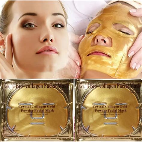 10pcs Gold Mask Anti Wrinkle Whitening Facial Mask Skin Care Sheet Mask ...