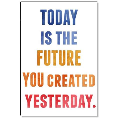 Today Is The Future Inspirational Art 116022-AC-12