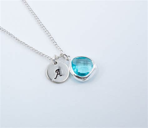 Girls Personalized Birthstone Necklace Childrens Jewelry - Etsy