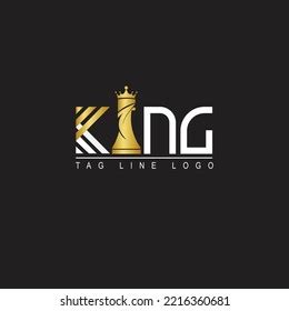 Chess King Logo K Golden Vector Stock Vector (Royalty Free) 2216360681 ...