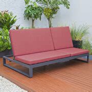 Leisure Mod Chelsea C Red II Sofa CLBL-82R | Comfyco