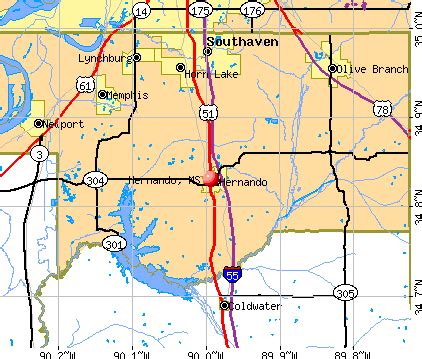 Hernando, Mississippi (MS 38632) profile: population, maps, real estate, averages, homes ...