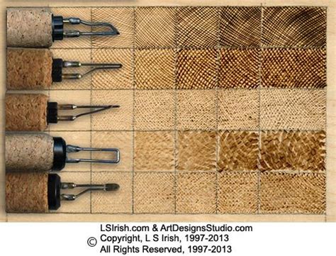 Basic Wood Burning and Pyrography Strokes by L S Irish | LSIrish.com ...