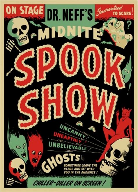 Spook Show Posters (53 Images) | Church of Halloween