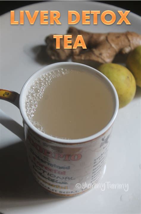 Liver Detox Tea Recipe - Lemon Peel Ginger Magical Drink