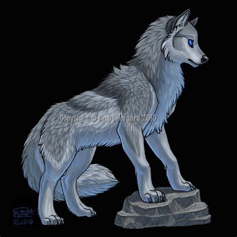 Waterlily Silver Wolf | Wolf spirit animal, Wolf art fantasy, Shadow wolf