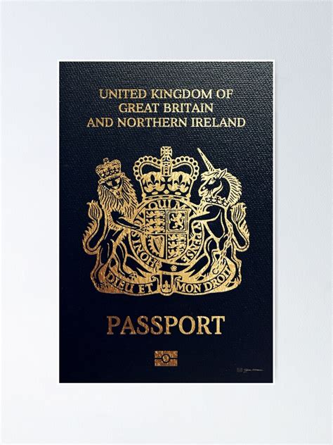 "British Passport Cover " Poster for Sale by Captain7 | Redbubble