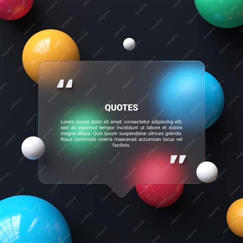 Premium PSD | A screen with quotes on it that is on a black background