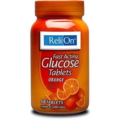 ReliOn Orange Glucose Tablets, 50ct - Walmart.com - Walmart.com