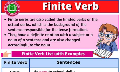 50 Examples Of Finite Verbs