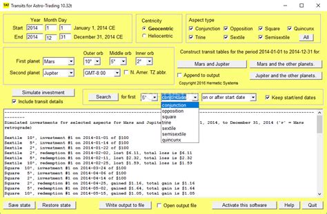 Transits for Astro-Trading 10.77 - Download, Review, Screenshots