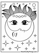 Sun And Moon Coloring Pages – Artofit sketch template