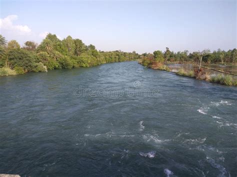 India Punjab Satluj River Flod in Rainy Days Stock Photo - Image of main, group: 192863210