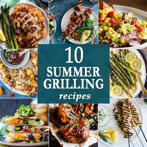 10 Summer Grilling Recipes - The Cookie Rookie®