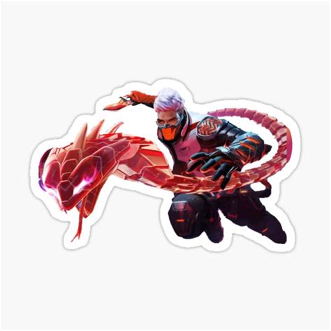 "Free fire cobra character" Sticker by Designert3 | Redbubble