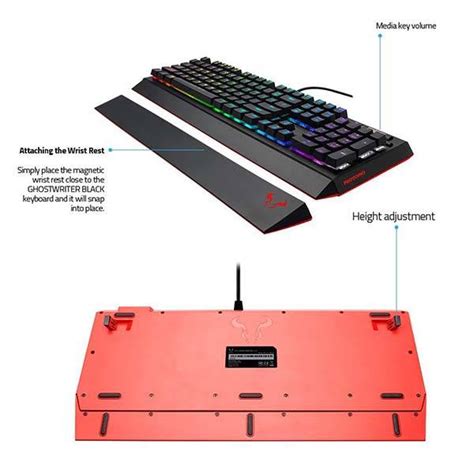 Riotoro Ghostwriter Prism Mechanical Gaming Keyboard | Gadgetsin