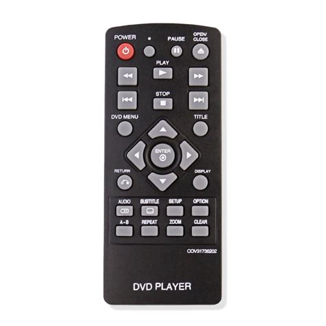 New COV31736202 Replacement Remote Control for LG DVD Player DP132NU ...