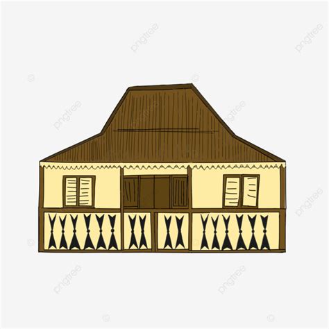 Rumah Adat Betawi, Rumah Adat, Rumah Tradisional, Betawi PNG Transparan Clipart dan File PSD ...