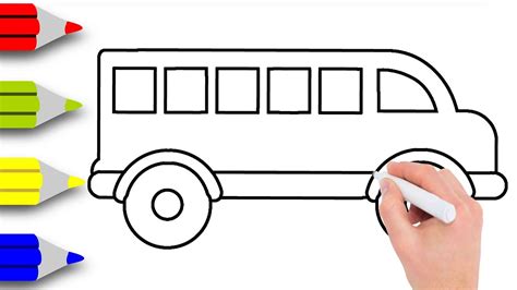 Cartoon Bus Drawing at GetDrawings | Free download