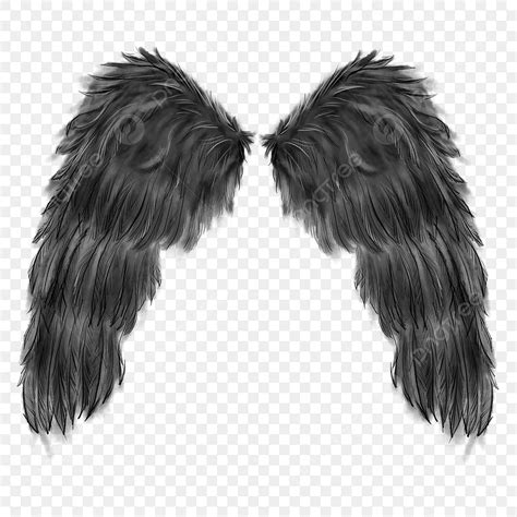 Angel Devil Wing PNG Transparent, Black Devil Devil Angel Feathers ...