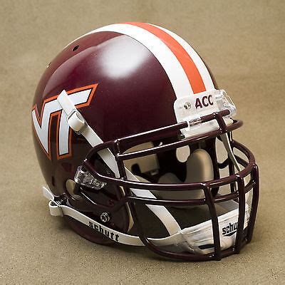 VIRGINIA TECH HOKIES NCAA Schutt XP Full Size AUTHENTIC Gameday ...