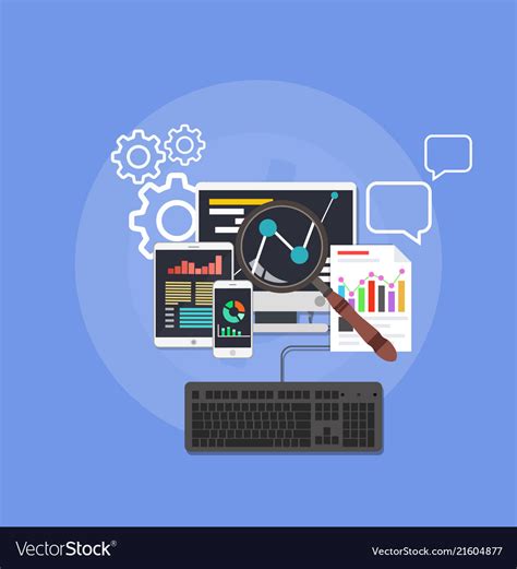 Background web design website development network Vector Image