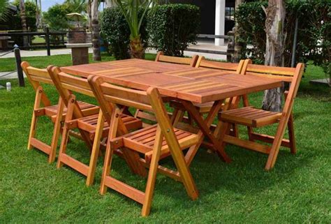 20 Varieties of Rectangular Folding Outdoor Dining Tables | Home Design Lover