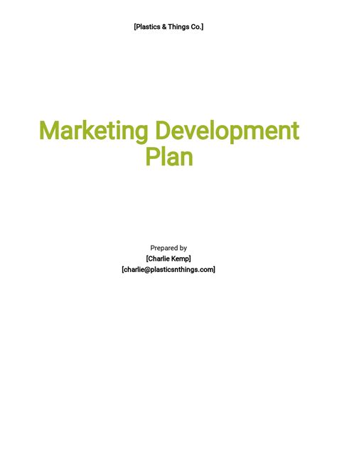 FREE Marketing Plan Templates in Google Docs | Template.net