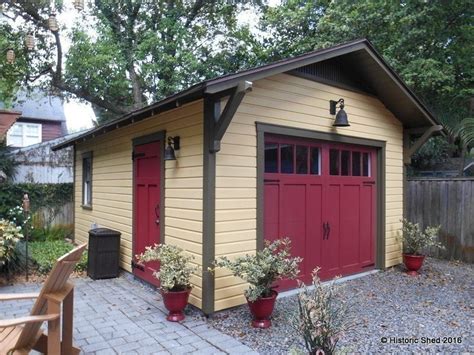 Custom One Car Detached Bungalow Garages in Florida | Historic Shed