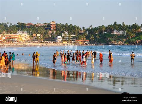 Kovalam Lighthouse Beach Stock Photo - Alamy