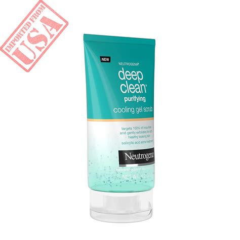 Neutrogena Deep Clean Purifying Cooling Gel and Exfoliating Face Scrub