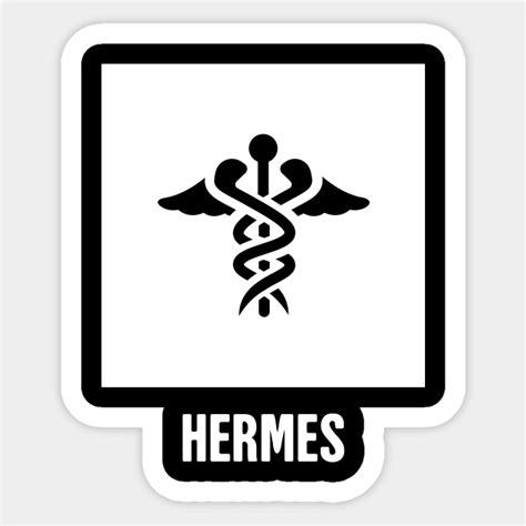 Hermes | Greek Mythology God Symbol - Hermes - Sticker | TeePublic