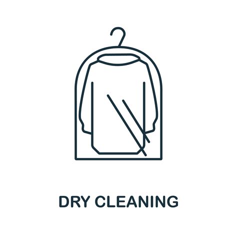 Dry Cleaning icon from cleaning collection. Simple line element Dry ...