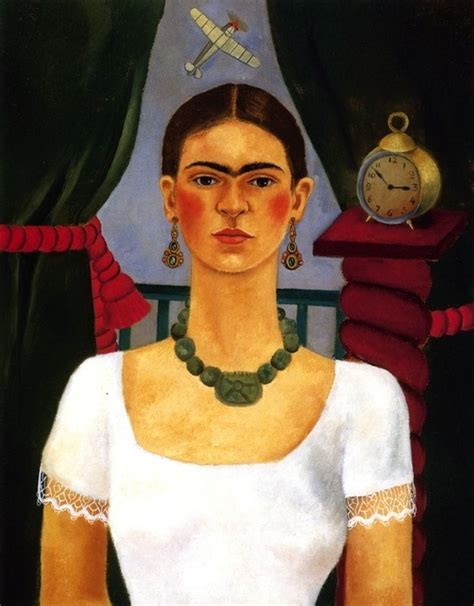 Self Portrait - Time Flies | Famous portraits, Frida kahlo paintings ...