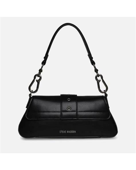 Steve Madden Bgerel Faux Leather Shoulder Bag in Black | Lyst