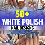 50+ White Nail Polish Designs (2024) - TailoringinHindi