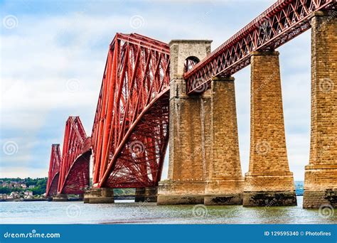 Forth Rail Bridge Over the Firth of Forth Estuary in Scotland Stock Photo - Image of bridge ...