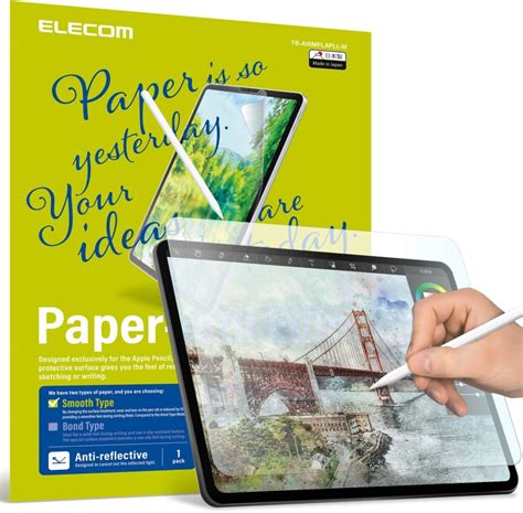 Screen Protector for iPad Air 4 / iPad Pro 11″ (Drawing-Smooth) – ELECOM US