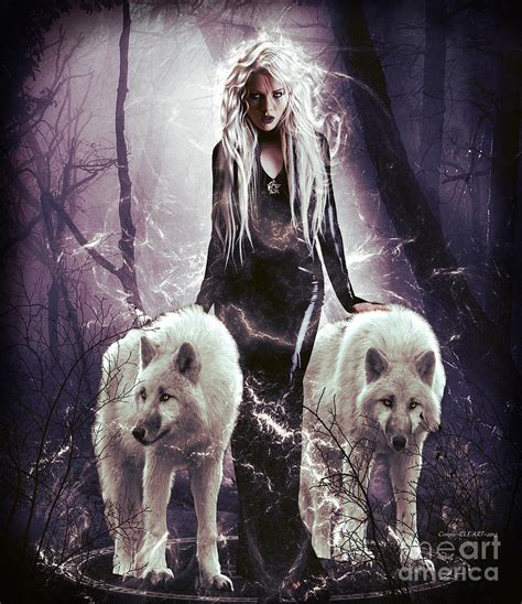 She Wolf Digital Art by Connie Ens | Fine Art America